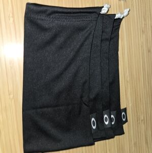 4 Oakley Black Microfiber Bags